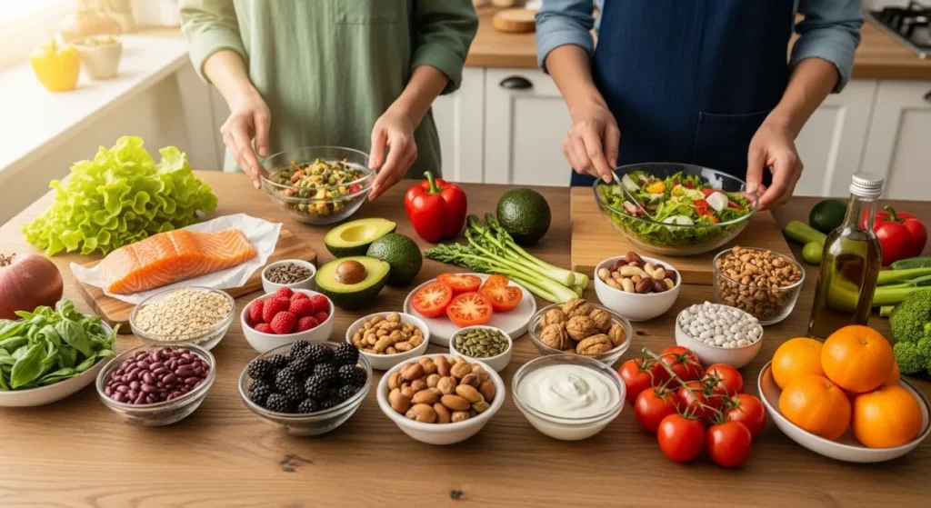 Healthy foods for heart friendly diets