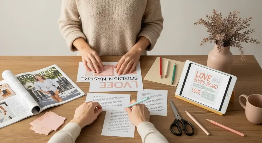 Love Vision Board for Manifesting 