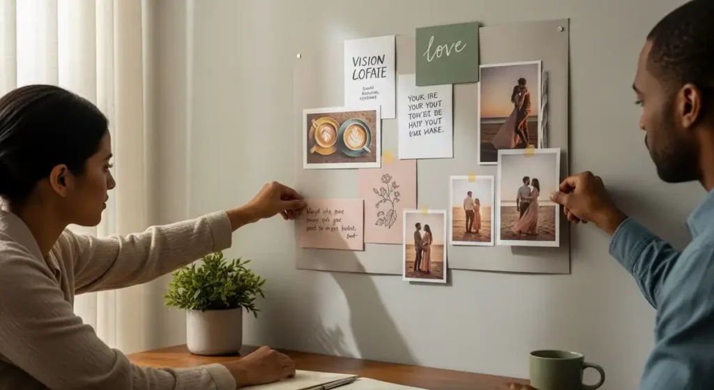 Love Vision Board for Manifesting Meaningful Relationships