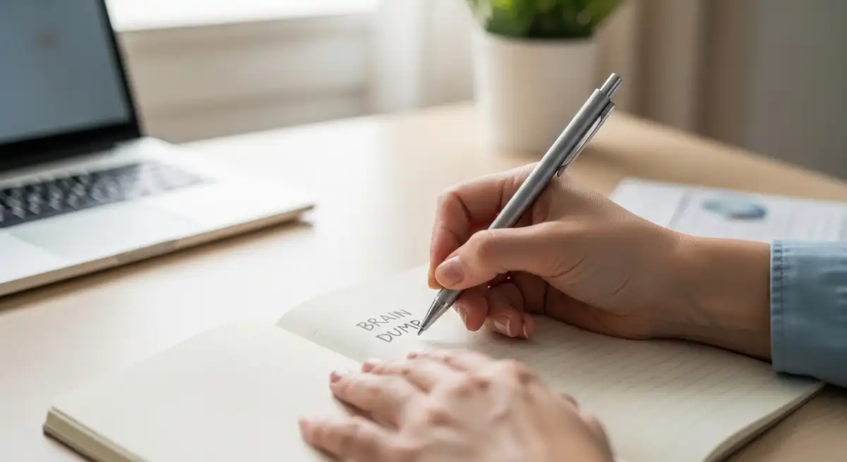 Externalising Thoughts Through Writing Practices - Declutter Your Mind: A Calm, Science-Informed Guide to Mental Simplicity