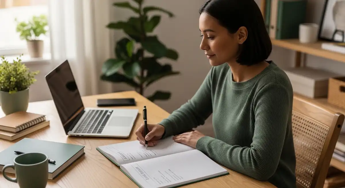 Regulating the nervous system before reviewing finances - The Simple Weekly Money Check-In That Changed Everything